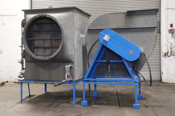 Horizontal Eliminator with Matching Centrifugal Fan