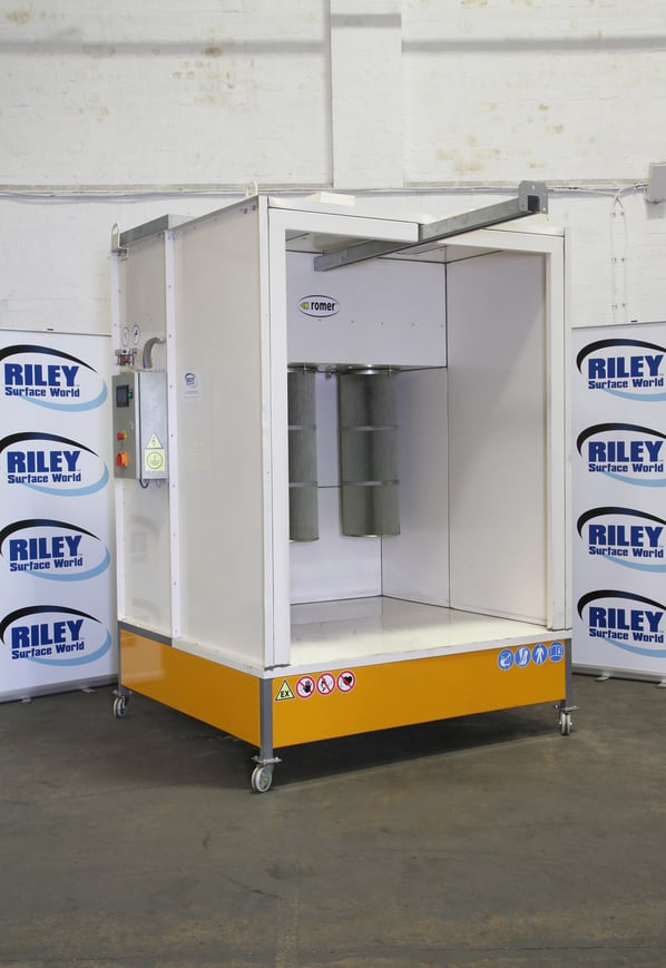 KPZ-3 Closed Face Manual Powder Coating Spray Booth