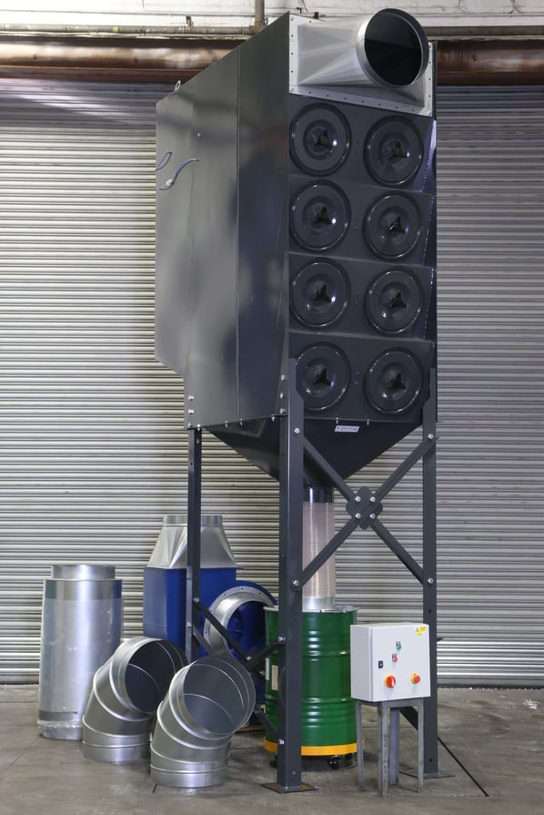 DFRPC 4-16 Reverse Pulse Downdraft Dust Extractor