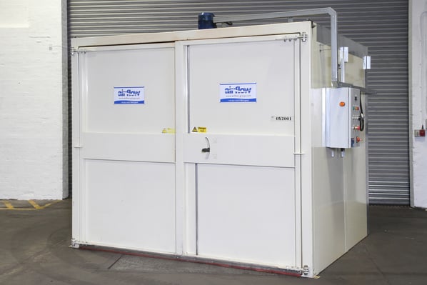 Airflow gas fired oven