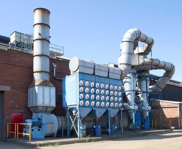 DF0 4-72 Downflow Oval Dust Collector