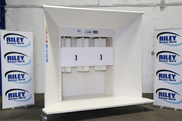 Romer Open Face Powder Coating Booth