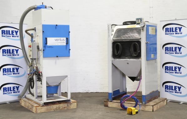 Ventus 92PR System with Blast Cabinet, Dust Extractor, Pressure pot and Cyclone