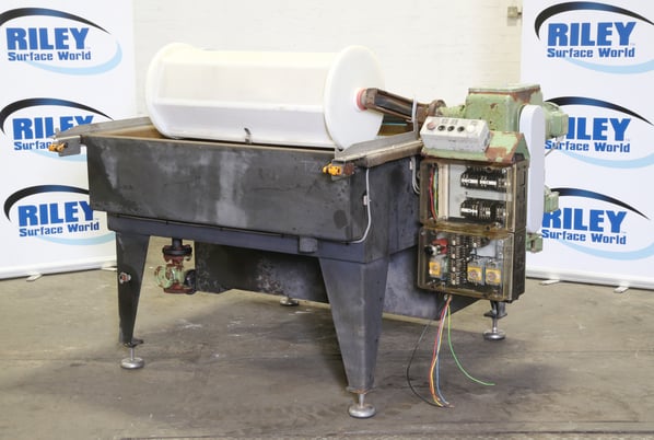 Barrel Plating, Twin Tank with Powered Transfer Rotating Barrel
