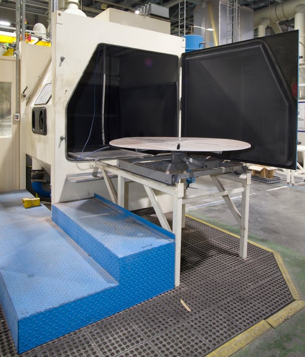 Vacublast Ventus Pressure Fed Shotblast Cabinet