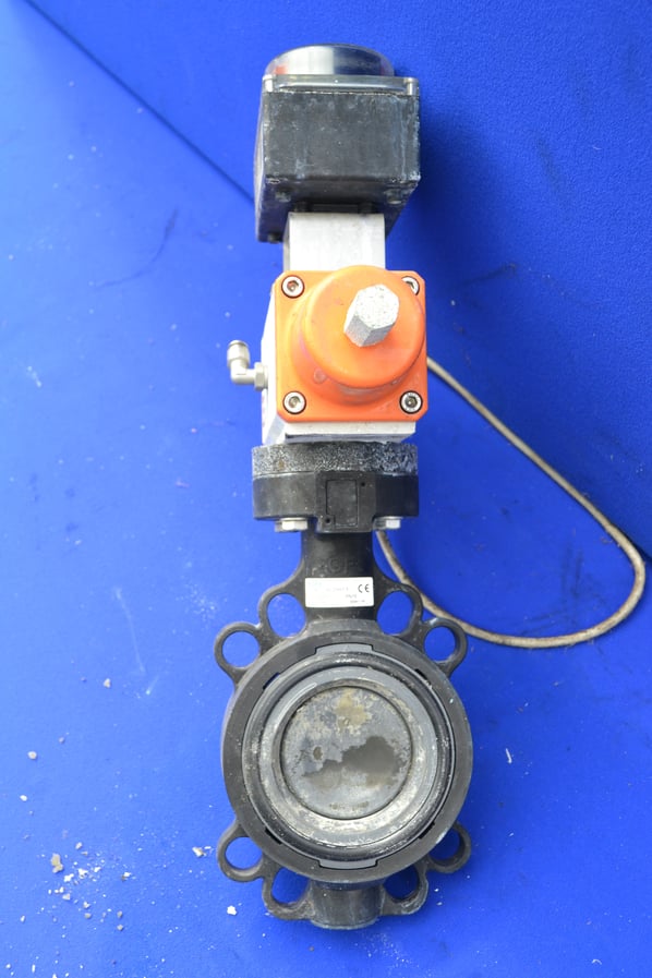 George Fischer Butterfly Valve type 240 with Pneumatic Actuator