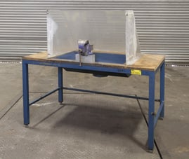 Downdraft Bench with 4" Vice
