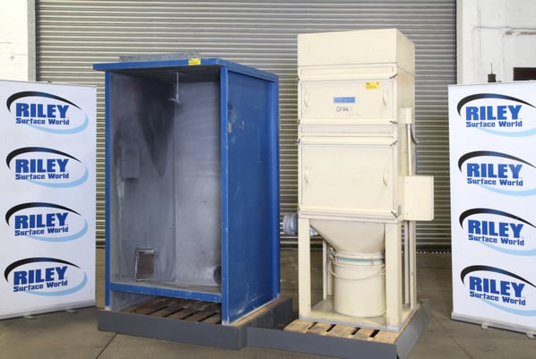 Powder Coating Booth and UMA 152 After Filter Dust Extractor
