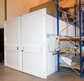 Airflow Premier 225°C Range Indirect Gas Fired Oven Installed on Site