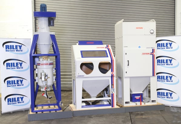 Guyson Euro 6PF System with Extractor and Cyclone