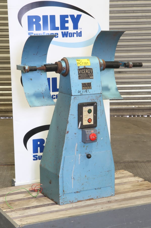 Viceroy Pedestal Mounted Double Ended Industrial Polisher