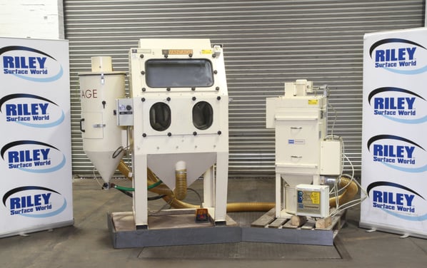 Vantage Blast Cabinet With Feed Hopper