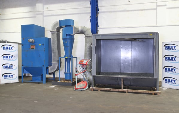Coating Booth with Dust Extractor, Cyclone & Gun