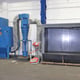 Coating booth with Dust Extractor, Cyclone & Gun