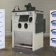 Rear View of Machine Showing Pressure Pot, Cyclone and Dust Extraction Set Up