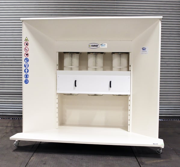 Romer Open Face Powder Coating Booth KPO-3L