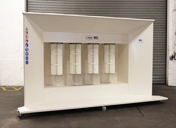 KPO-4N Lowered Powder Coating Booth