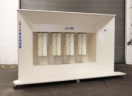 KPO-4N Lowered Powder Coating Booth