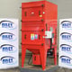Absolent Reverse Pulse Cartridge TSF 4F Down Flow Dry Dust extractor
